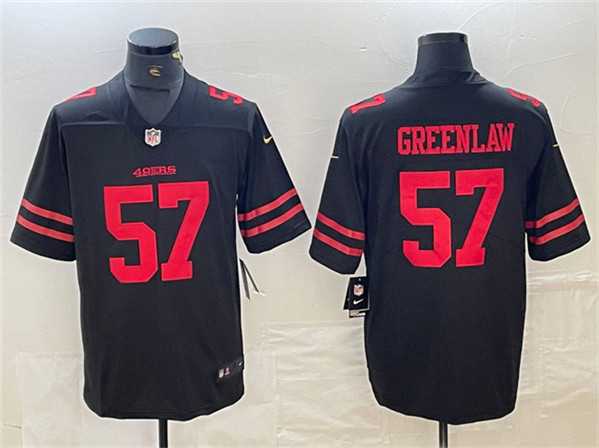 Men%27s San Francisco 49ers #57 Dre Greenlaw Black Vapor Untouchable Limited Stitched Jersey->los angeles rams->NFL Jersey